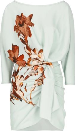 Costarellos Crepe Dress - Dames - Korte kleedjes - Groen - M - Kleedjes