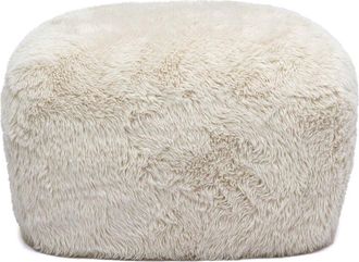 TOV Furniture Tov Furniture Britt Vegan Shearling Ottoman