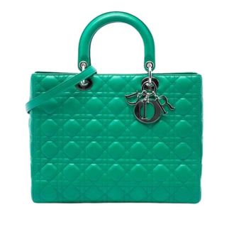Dior Pre-owned Lady Dior Borsa a Mano - - Pre-owned - Donna - Verde - ONE SIZE