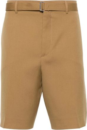 Lanvin Tailored Shorts - Heren - Korte Broeken - Bruin - L - Wol - Korte Broeken