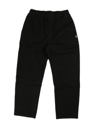 Stüssy embroidered-logo trousers - Black