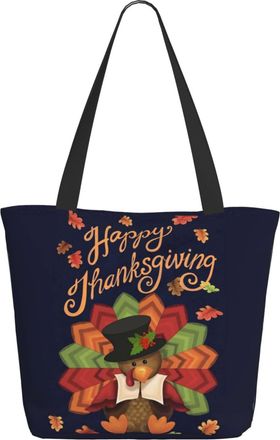 AOOEDM Thanksgiving Turkeys Ladies Shopping Bag 13x11x7in.The Perfect ValentineS Day Gift.It Is The Best ValentineS Day Gift For Mom, Daughter, Wife,Etc