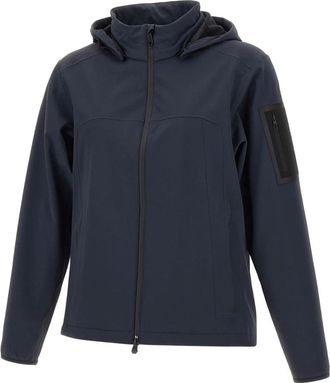 HUGO BOSS Jassen, Heren, Blauw, S, Ow Hexashell Jkt