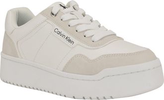 Calvin Klein Adryen Sneaker in White at Nordstrom, Size 5.5