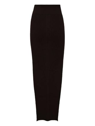 Rick Owens Gonna lunga Sacri a coste - Marrone