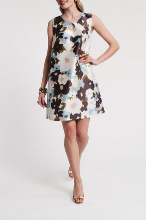 Frances Valentine Jean Keyhole Shift Dress Morning Dew in Blue/multi at Nordstrom, Size X-Small