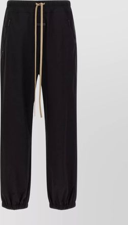 Fear of God elastic waistband trackpant joggers with side zip pockets