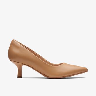 Clarks Violet 55 Rae Camel Leather