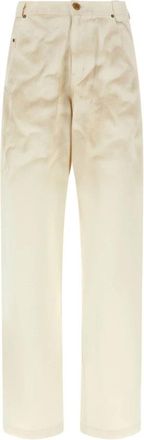 Willy Chavarria Bad Boy Jean - Heren - Regular Fit Jeans - Wit - W28 - Katoen - Jeans