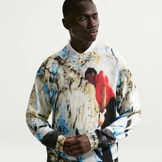 Nike Mens Fairway Fresh Crew-Neck Golf Top in White | IO1964-100