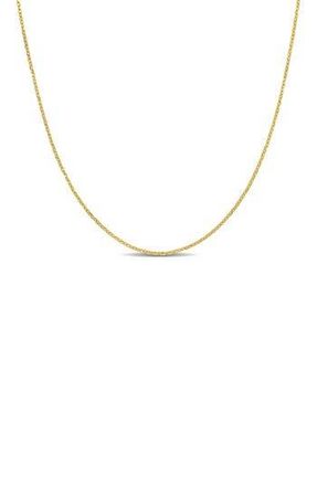 Delmar Diamond Cut Cable Chain Necklace in Gold at Nordstrom Rack