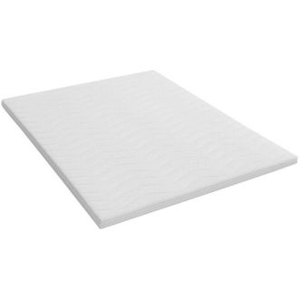 Vente-Unique Coprimaterasso 140 x 190 cm in schiuma sfoderabile con tessuto di bamb&ugrave; sp.5cm - KORAGA di YSM&Eacute;E
