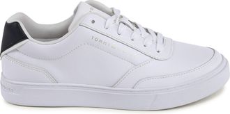 Tommy Hilfiger Womens Leather Lowtop Sneakers - White - Size EU 41