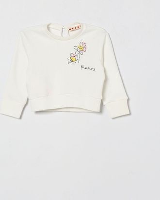 Marni Felpa in cotone con fiori
