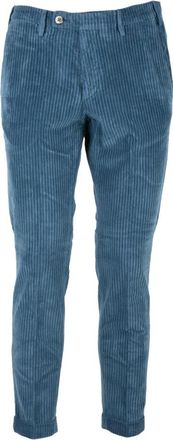 Michael Coal Slim-fit Broeken - Heren - Slim Fit Broeken - Blauw - W38 - Katoen - Broeken
