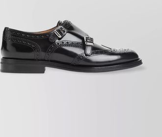 Churchs brushed leather full brogue derbies