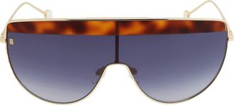 Tommy Hilfiger Dark Gray Gradient Irregular Ladies Sunglasses TH 1807/S 0J5G/9O 99