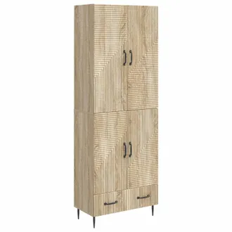 vidaXL Juego De Armarios 2 Uds. Madera De Ingenier&iacute;a Vidaxl