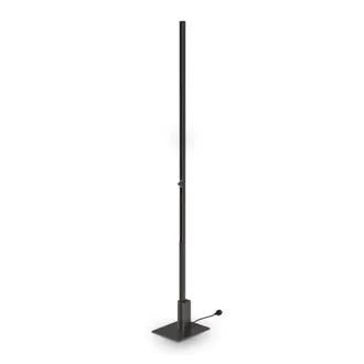 Ideal Lux Ideal Lux Lampada Da Terra Moderna Ego 1 Luce Dimmerabile Nero Metallo