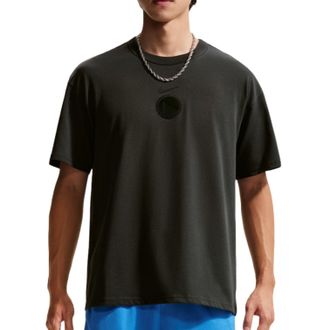 Nike Golden State Warriors Courtside Premium Essential NBA T-Shirt Dark Smoke Grey HQ9118-070