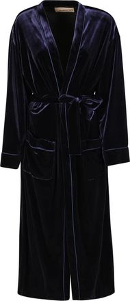 Blanca Vita Vinca 4982 - Dames - Badjassen - Blauw - M - Nachtkleding
