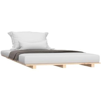 vidaXL Bed Frame without Mattress 100x200 cm Solid Wood Pine Vidaxl