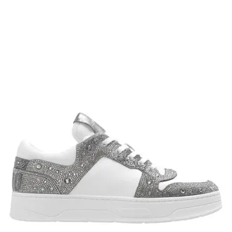 Jimmy Choo London Florent/F Hotfix Embellished Trainers, Brand Size 34.5 ( US Size 4.5 )