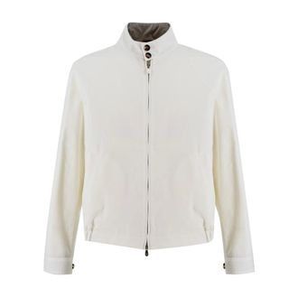 Brunello Cucinelli Heren, Jassen, Wit, Maat: XL Katoen