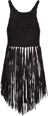 Philosophy di Lorenzo Serafini Womens Knitted Top - Black - Size EU 38 (Womens)