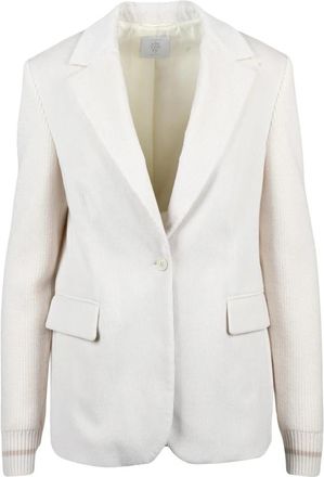 Eleventy Corduroy Blazer - Dames - Blazers - Beige - L - Katoen - Jassen