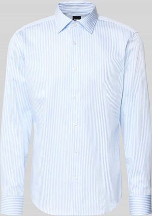 HUGO BOSS Regular Fit Businesshemd aus reiner Baumwolle Modell JOE in Bleu, Gr&ouml;&szlig;e 39