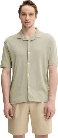 Marc O'Polo Polo Shirts - Heren - Korte mouwen Overhemden - Groen - M - Overhemden