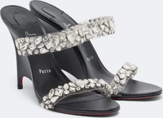 Christian Louboutin Miss Z embellished wedge sandals