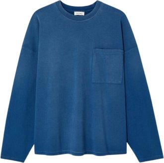 American Vintage Hombre, Camisetas, Azul, Talla: XL