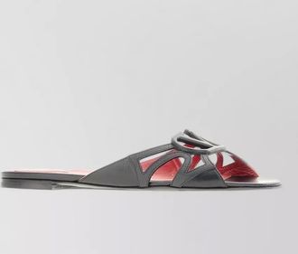 Valentino Garavani leather slides