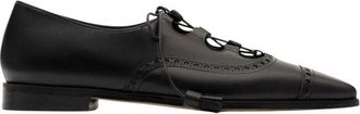 Parall&egrave;le Rippley Derby - Dames - Veterschoenen - Zwart - 38 EU - Leer - Schoenen