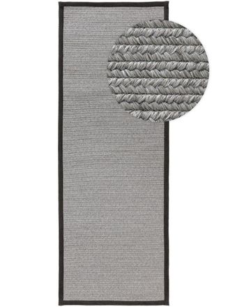 benuta Alfombra de pasillo exterior gris 70x200