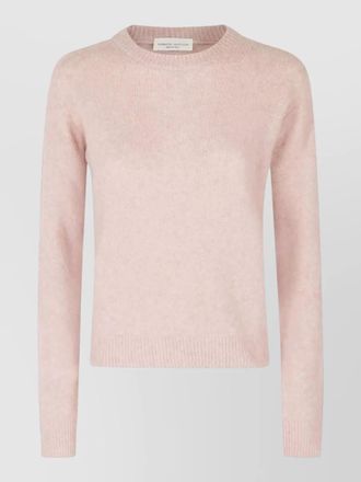 Roberto Collina cashmere silk crew-neck long-sleeve sweatshirt