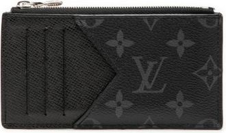 Louis Vuitton Pre-owned Coin Card Holder - Dames - Vintage Accessoires - Zwart - ONE Size - Leer - Vintage