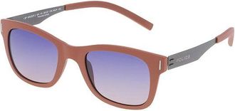 Police SPL170 WAGER 2 Polarized NKJP Mens Sunglasses Brown Size 50
