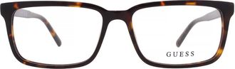 Guess Demo Rectangular Mens Eyeglasses GU50068 052 54