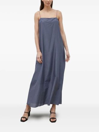 Lovechild square-neck slip maxi dress - women - Silk/Cotton/Viscose - 32 - Blue