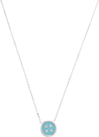 Picasso & Co. Buttons Collection 18k White Gold Diamond Necklace