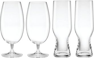 Lenox Set Of 4 Tuscany Classics Assorted Beer Glasses