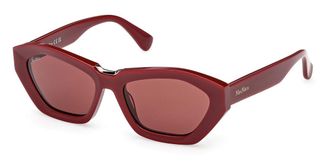 Max Mara MM0169 69S Womens Sunglasses Burgundy Size 54