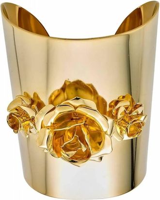 Epona Valley Womens Field Of Roses Cuff In 14K Gold