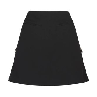 Courrèges Multi Sangle Wool Mini Skirt