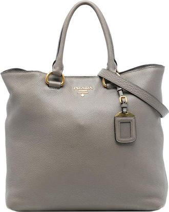 Prada Pre-owned Prada Vitello Daino Open Convertible Tote 9FOSCV15W2DVNW3Q