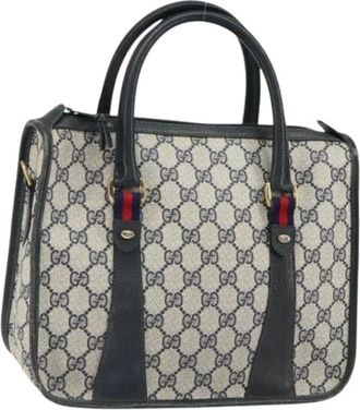 Gucci Pre-owned Handbags, female, Blue, Size: ONE SIZE Pre-owned Plastic Handbag