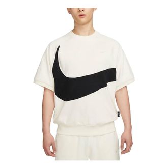 Nike Sportswear Swoosh Big Logo T-shirt Off White FB7872-113